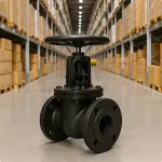 Задвижка чугунная фланцевая Ду 1200 Ру10 с выдвижным шпинделем ручная ГОСТ 9698-86